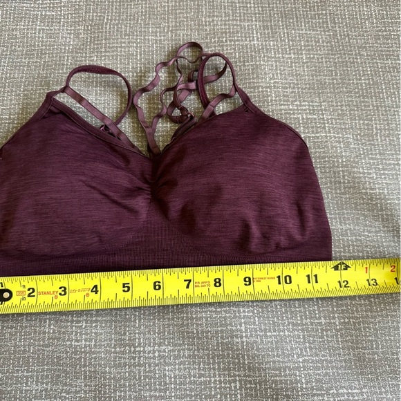 SWEATY BETTY Shanti Yoga Light Support Bra size medium in purple - Picture 11 of 11